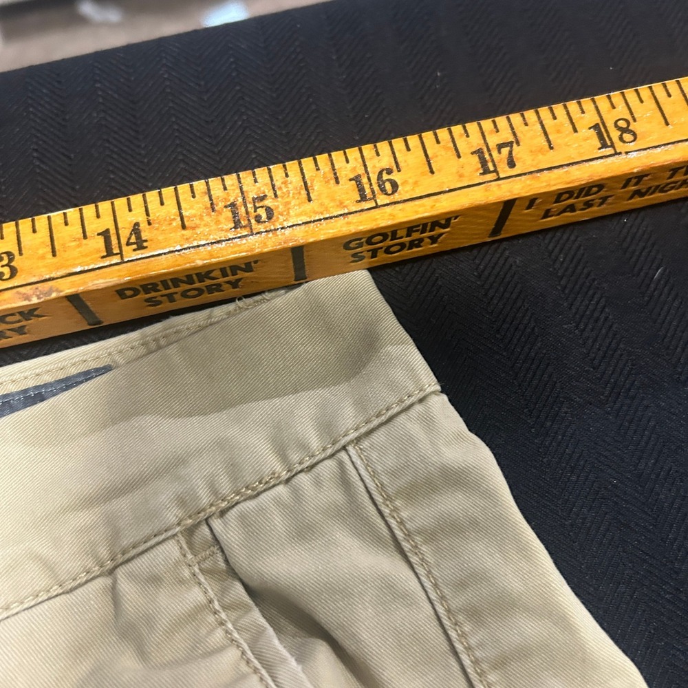 Bonobos Mens Washed Chino Pants Khaki Tan Straight Leg 100% Cotton 32x32 - Picture 3 of 7